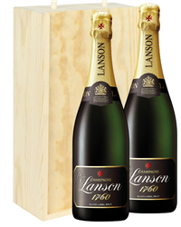 Lanson Two Bottle Champagne Gift in...