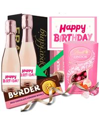 Mini Prosecco Rose Gift Set - 2 x H...