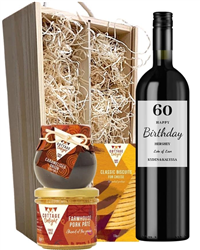 Personalised Red Wine Birthday Hamper