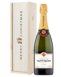 Taittinger Brut Champagne Single Bottle Christmas Gift