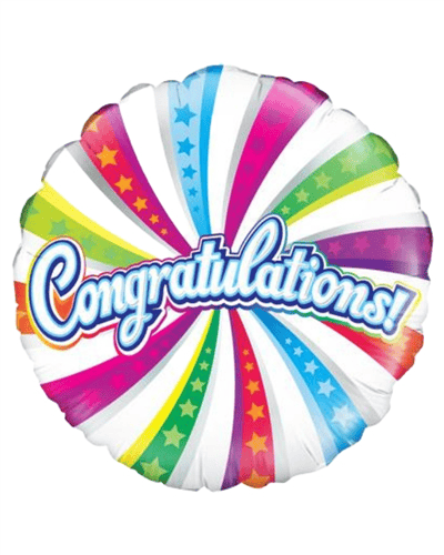 Congratulations Helium Balloon Gift