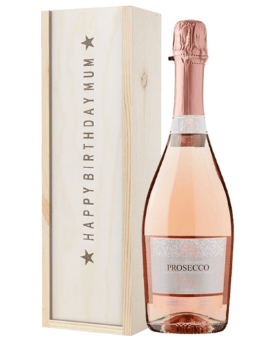 Prosecco Rose Birthday Gift For Mum