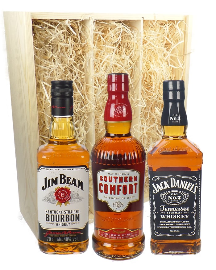 Bourbon Whiskey Triple Gift Set