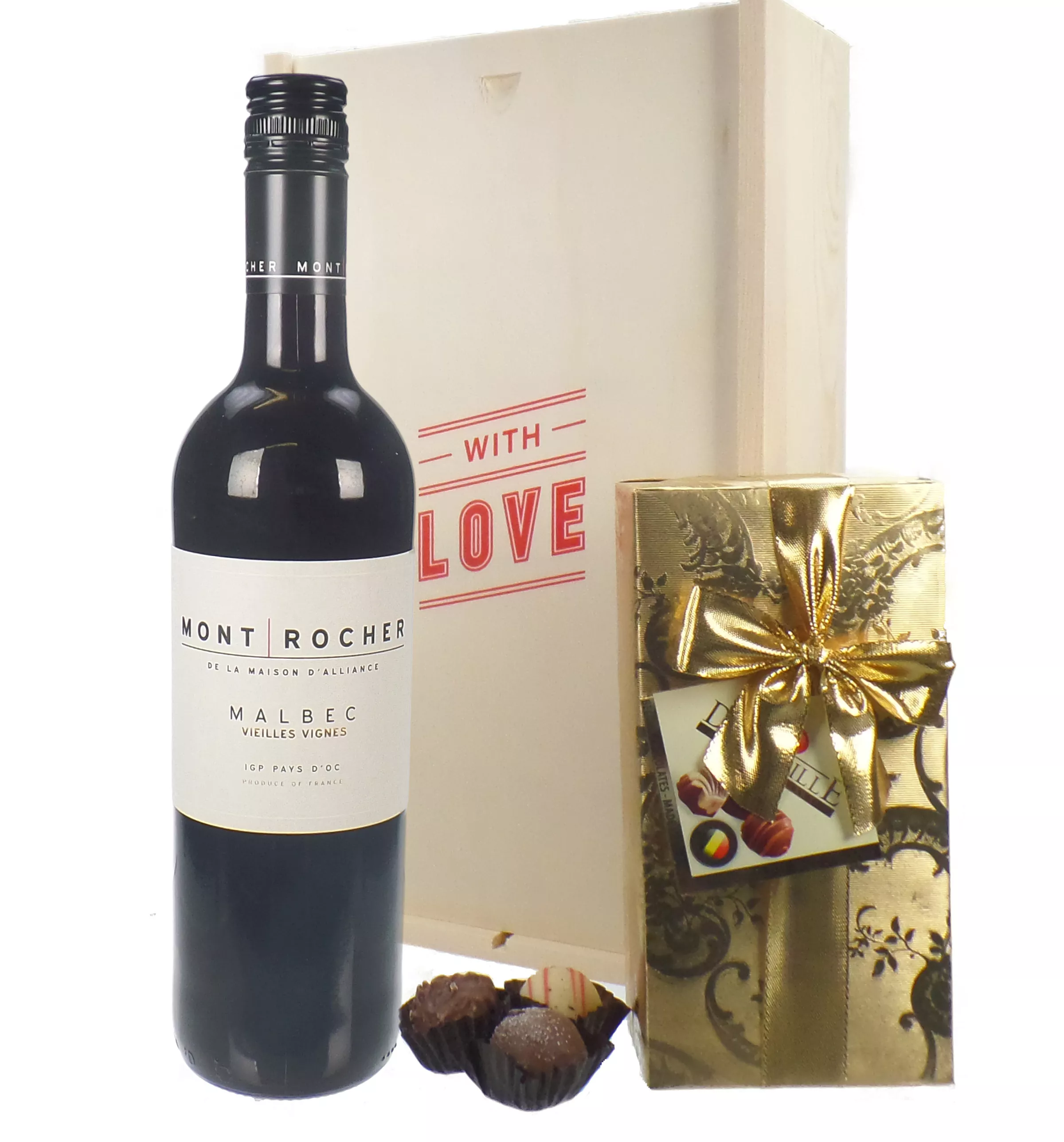 malbec and chocolate gift