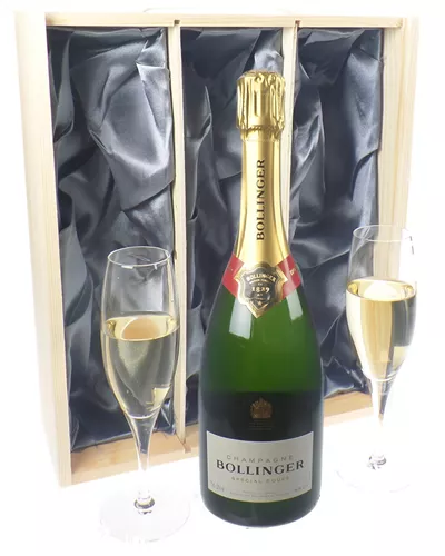 Bollinger Champagne And Glasses Gift Set