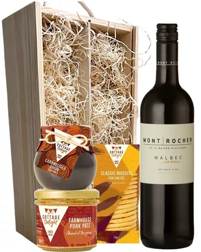 box of malbec wine